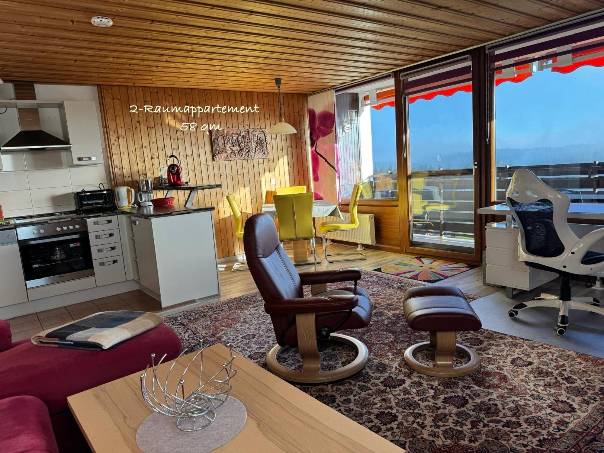 3- 2-1 - Raum - Ferienappartements Dieter Hoffmann Freudenstadt-Kniebis Beim Nationalpark Esterno foto