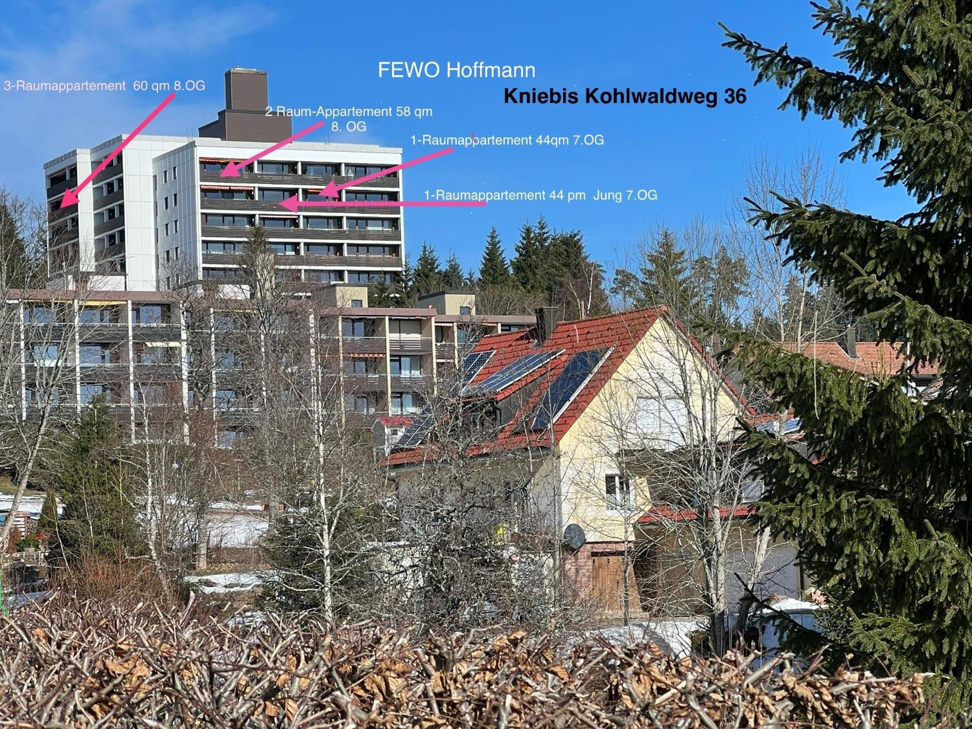3- 2-1 - Raum - Ferienappartements Dieter Hoffmann Freudenstadt-Kniebis Beim Nationalpark Esterno foto